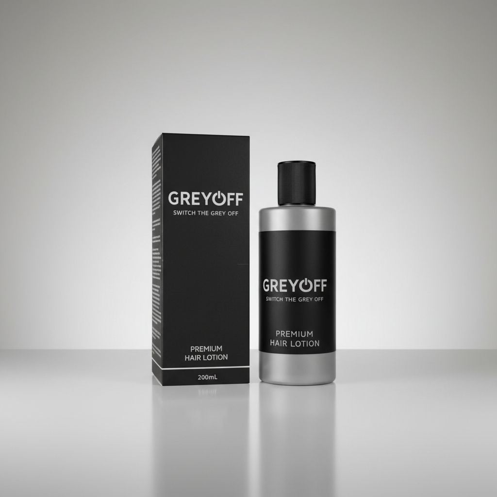 GreyOFF - Mai puțin păr gri. Fără vopsea. Calea naturală.