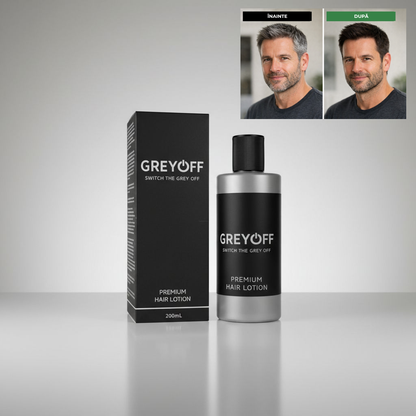 GreyOFF - Mai puțin păr gri. Fără vopsea. Calea naturală.